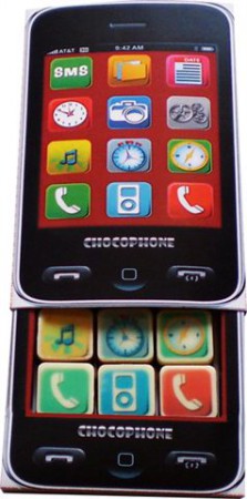 Čokoládový telefon